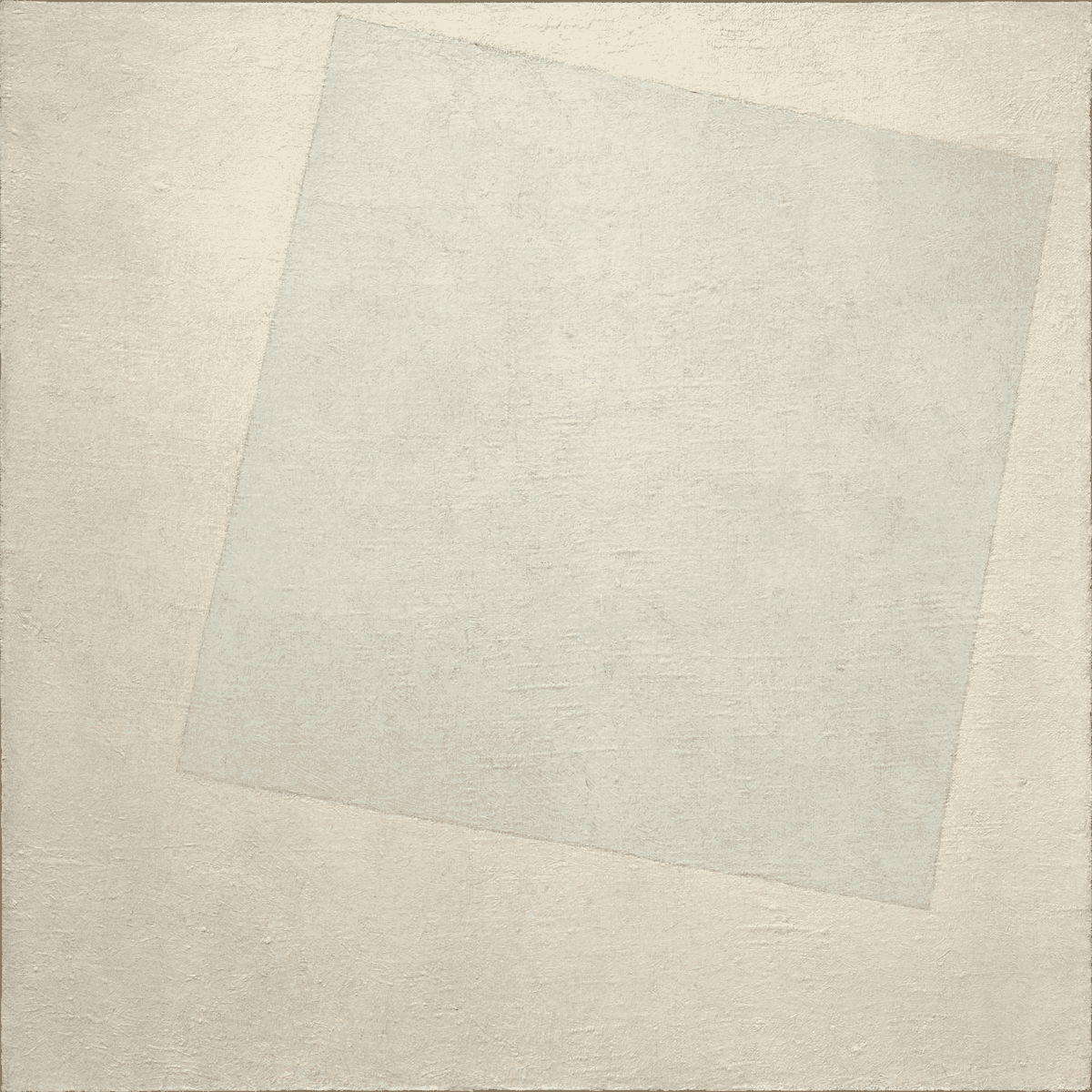 Suprematist Composition: White on White (1918), Kazimir Malevich
